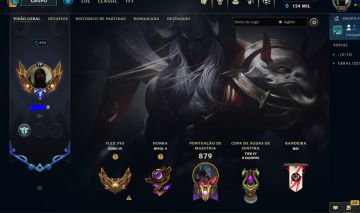 CONTA LOL 268 SKINS - CONTA DE 2015
