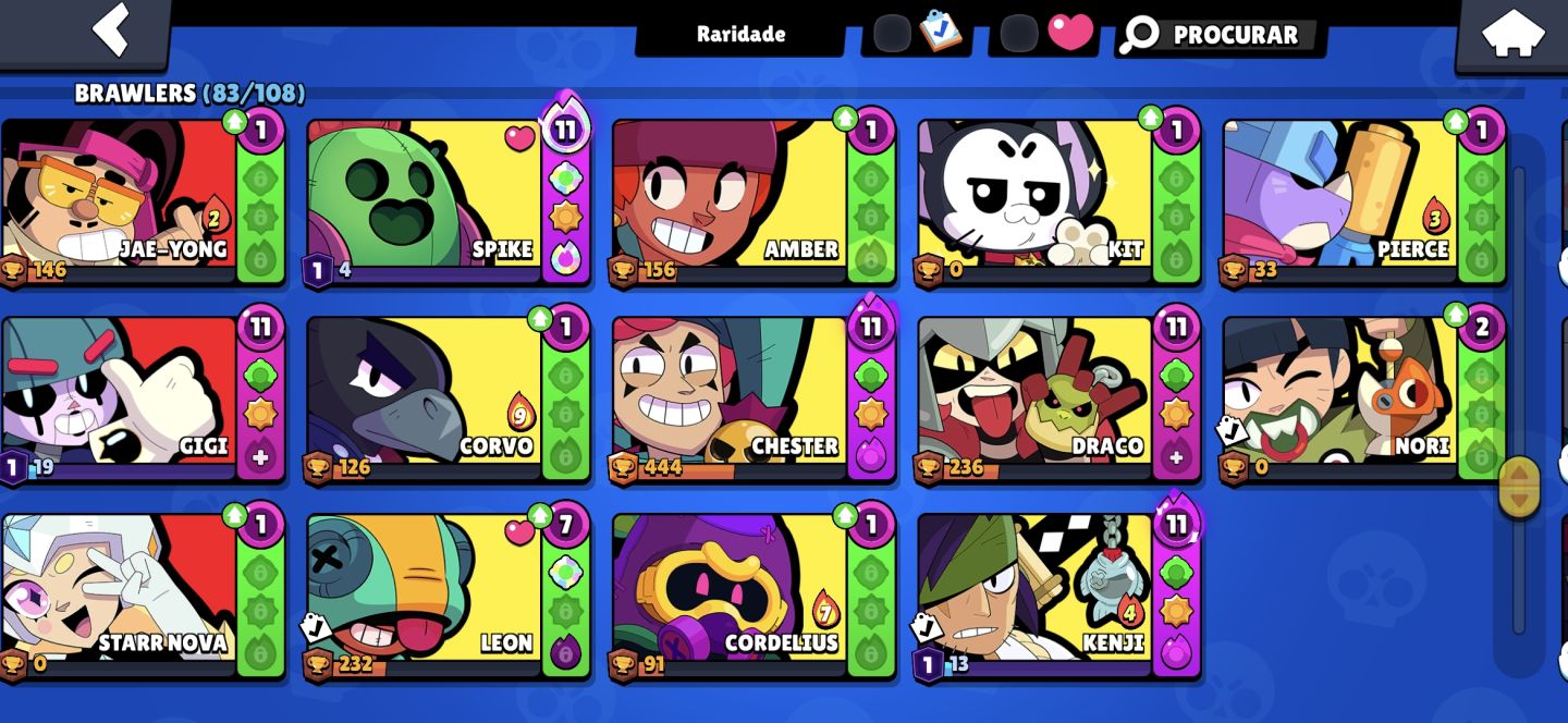 Conta Brawl Stars à Venda | 22 Mil Troféus, Muitos Brawlers e Itens Antigos!