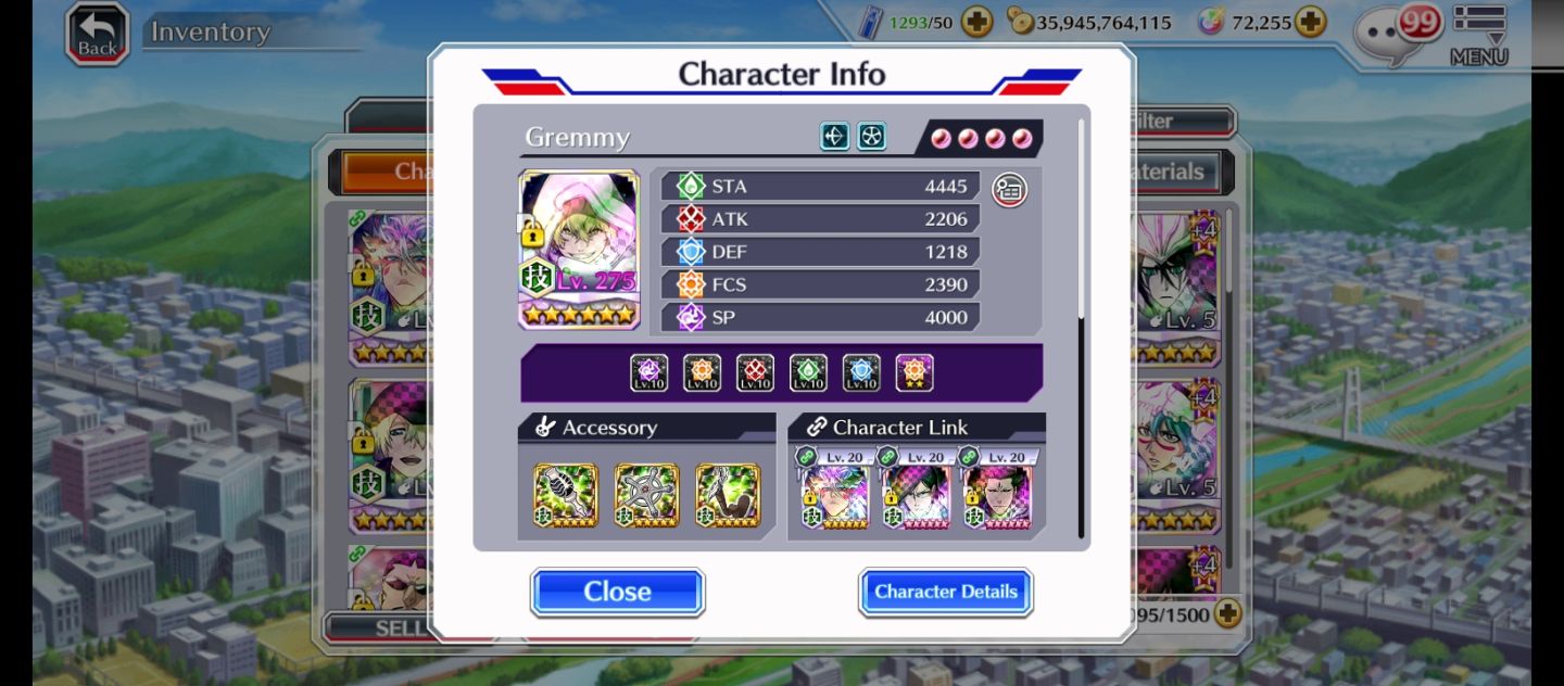 Super REROLL Bleach Brave Souls, Rank 300 + 72k de ORBS