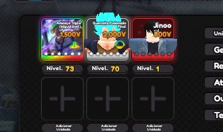 CONTA LVL 72 COM VEGETTO UNBOUND, ZORO EVO, E JIN WOO NO UTDX