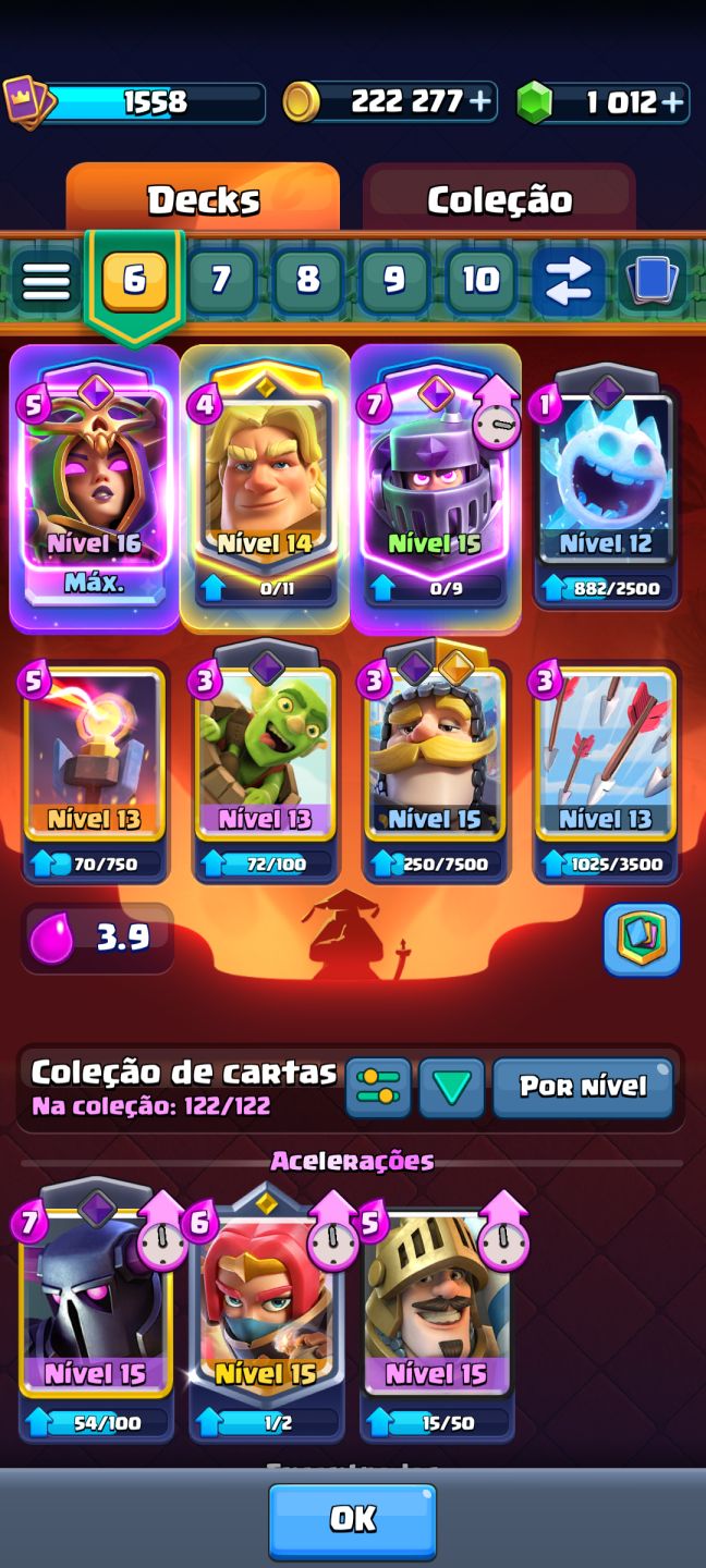 CONTA CLASH ROYALE