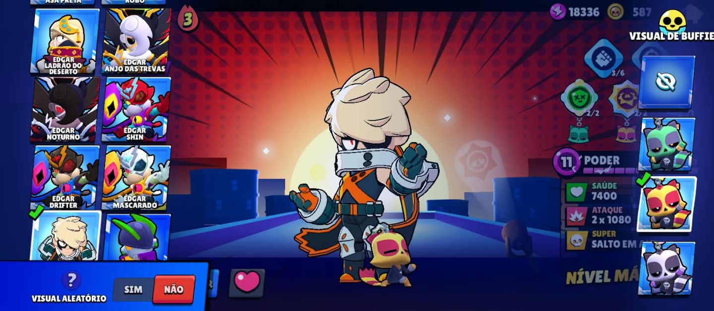 Conta Brawl Stars 41k + 106 brawlers + 293 skins