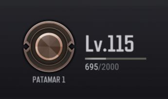 Conta PUBG LV 115 Patamar 1