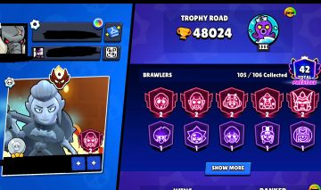 CONTA BRAWL STARS 48K | | MESTRE | PRESTÍGIOS 2 | FAMA LUNAR