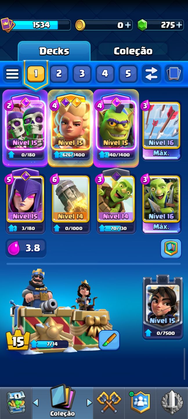 Conta supercell ( Clash Royale e Brawl Stars) no precinho e disposto a negociar