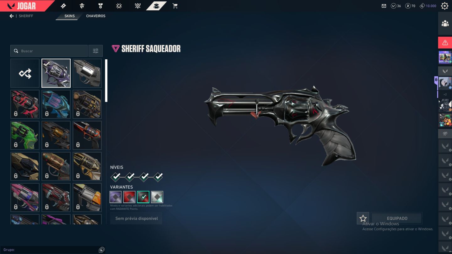 Conta Valorant | Faca + Vandal + Phantom + Operator + Sheriff ++ | Full Acesso