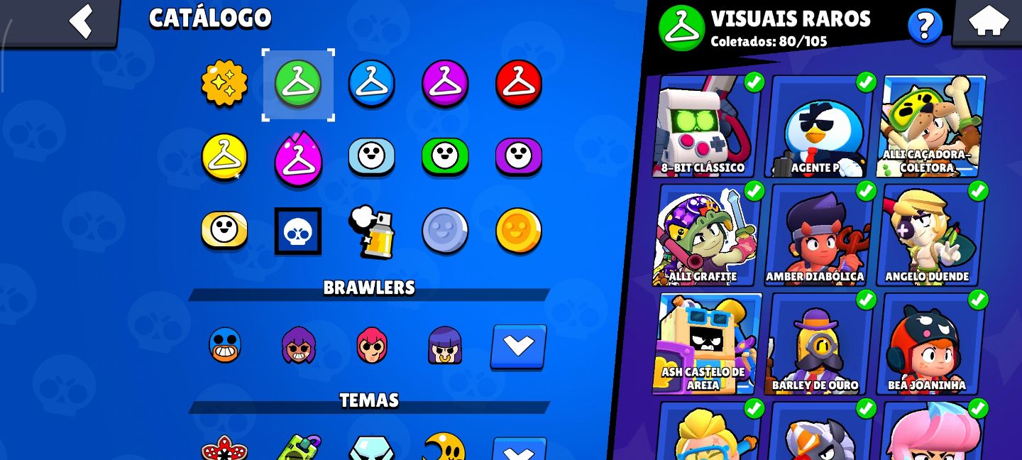 CONTA GEMADA DE BRAWL STARS COM 50K
