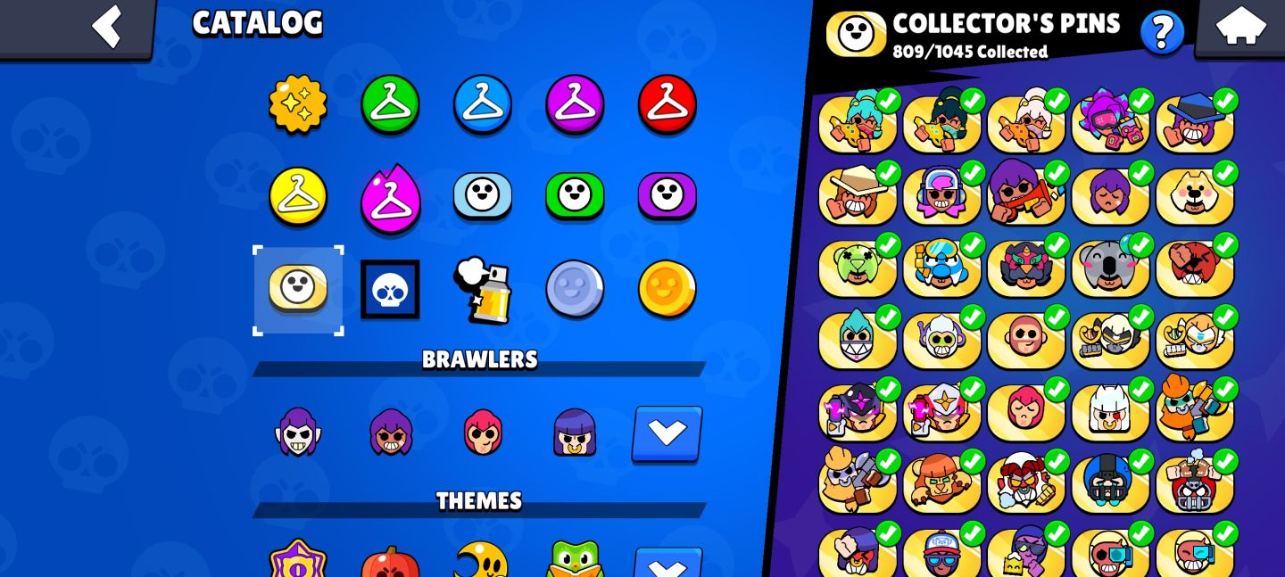 CONTA DE BRAWL STARS COM 107 PERSONAGENS