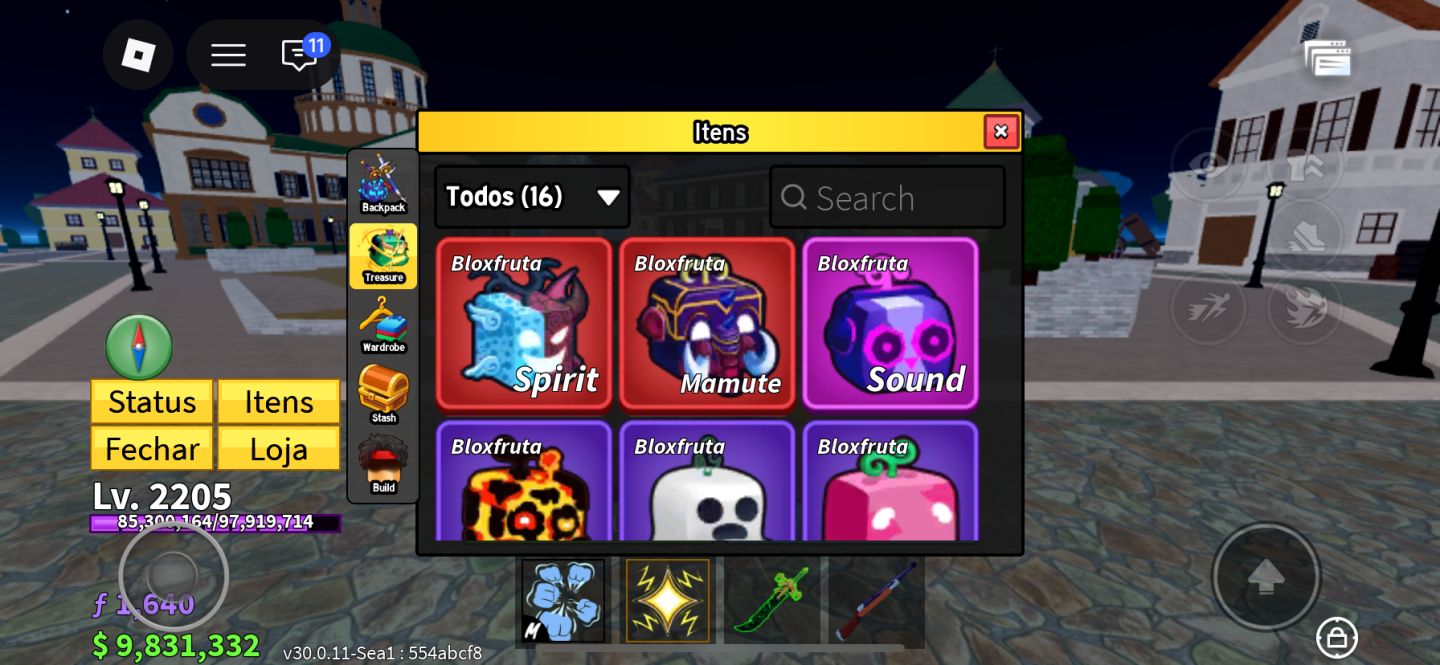 CONTA COM DARK BLADE - BLOX FRUITS - PROMOÇÃO!!