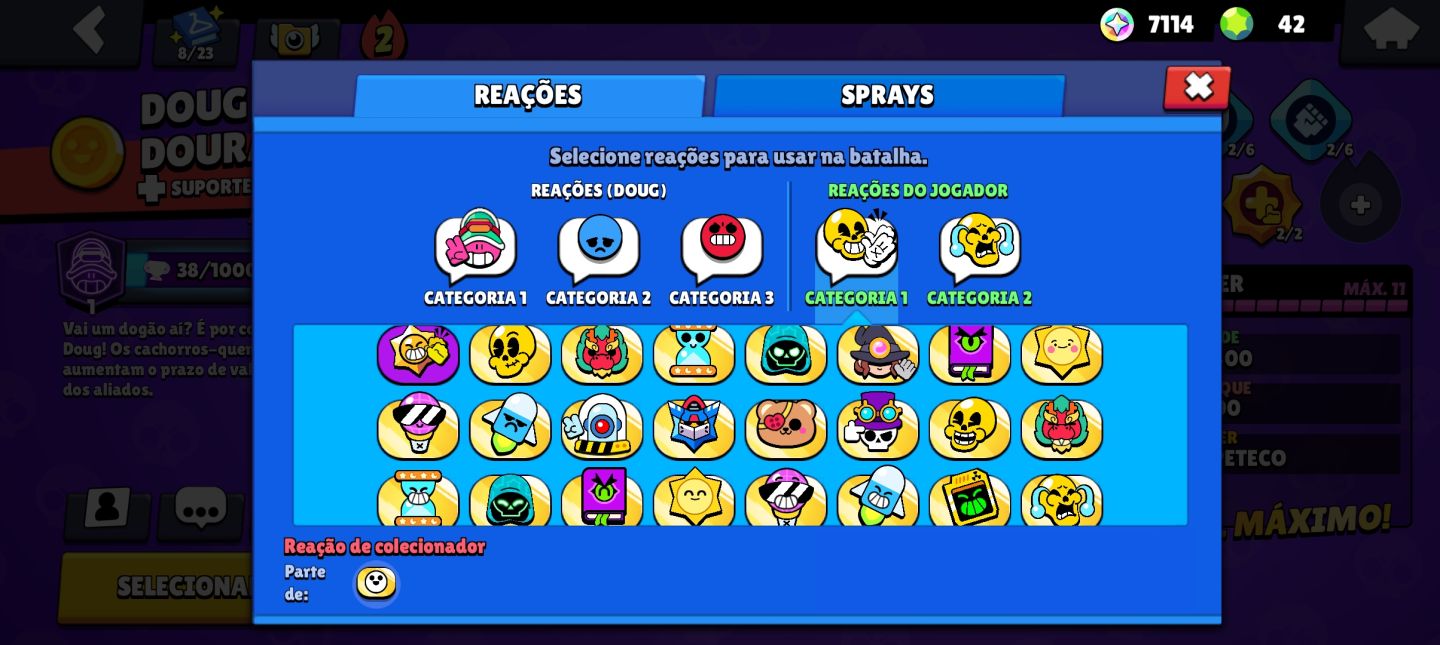 Conta de Brawl Stars gemada no precinho, 70k troféus