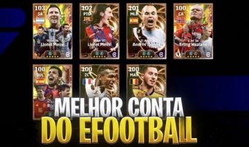 [No Precinho] Contas Efootball Mobile com Big Times, Showtimes e Épicos