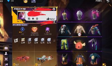 Conta de free fire prime 7 quase 800 peitorais