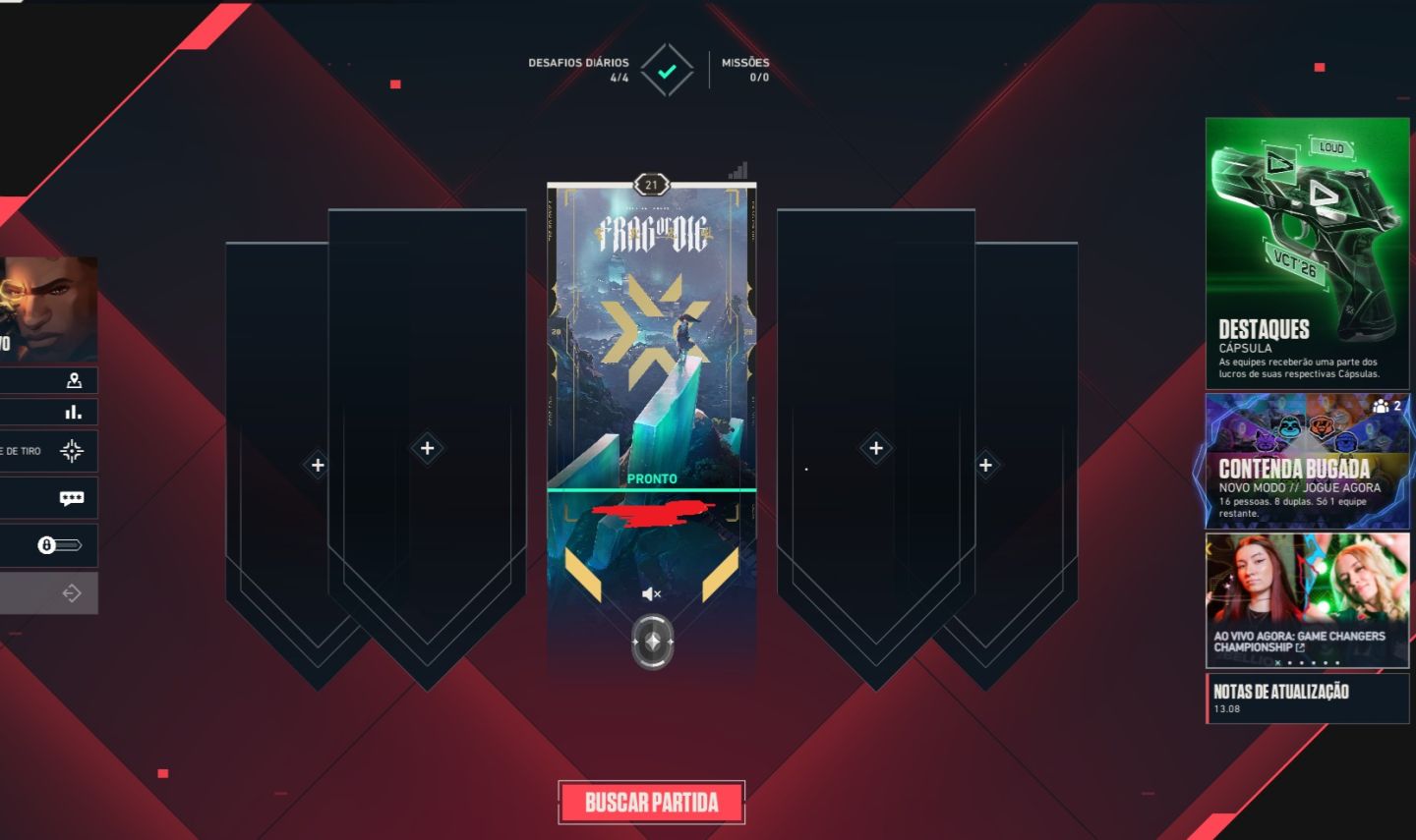 Conta Smurf Ferro Valorant