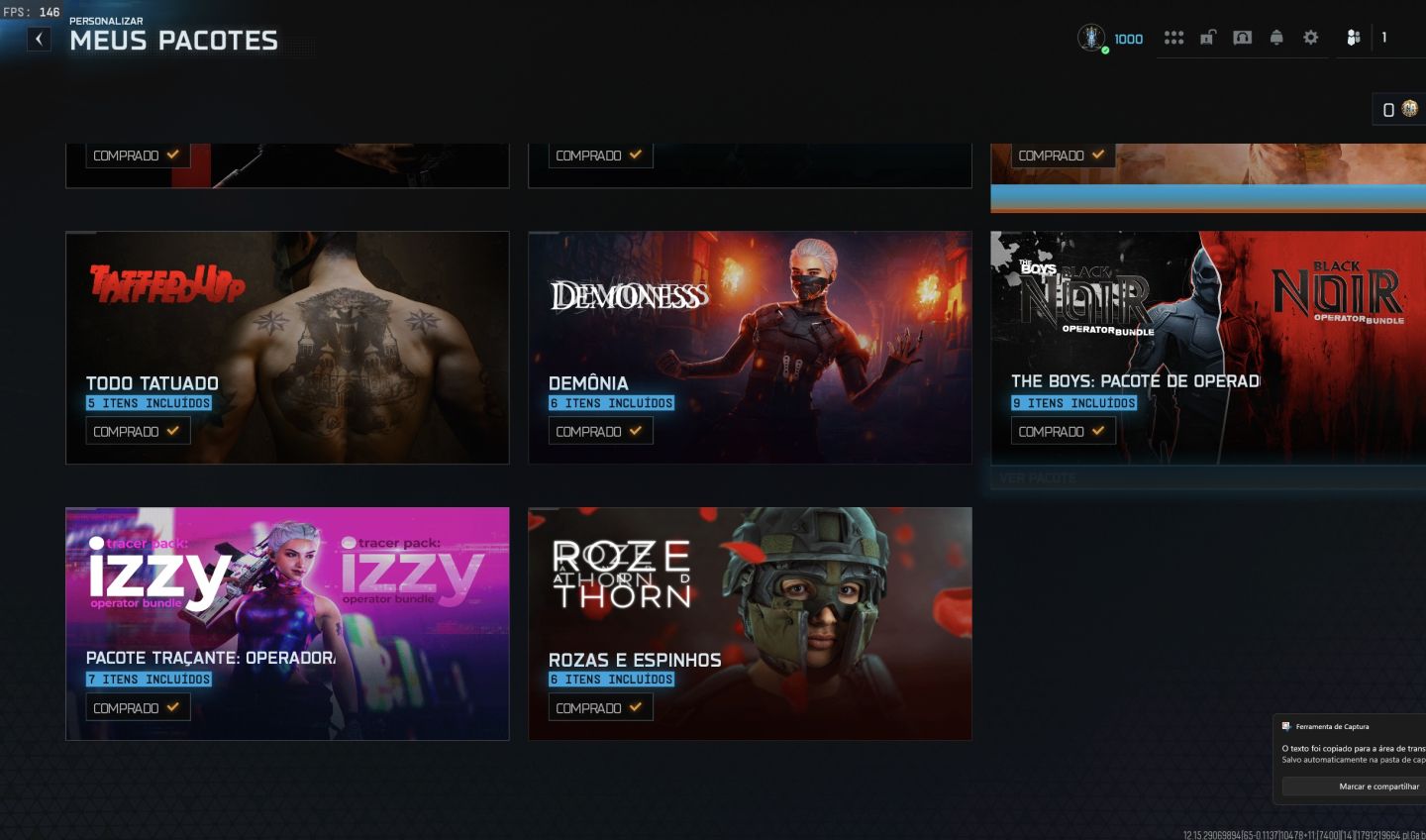 CONTA COD WARZONE: APARIÇÃO, COLLABS E BLACKCELLS, LEVEL 1000, NEXUS, BOREAL...