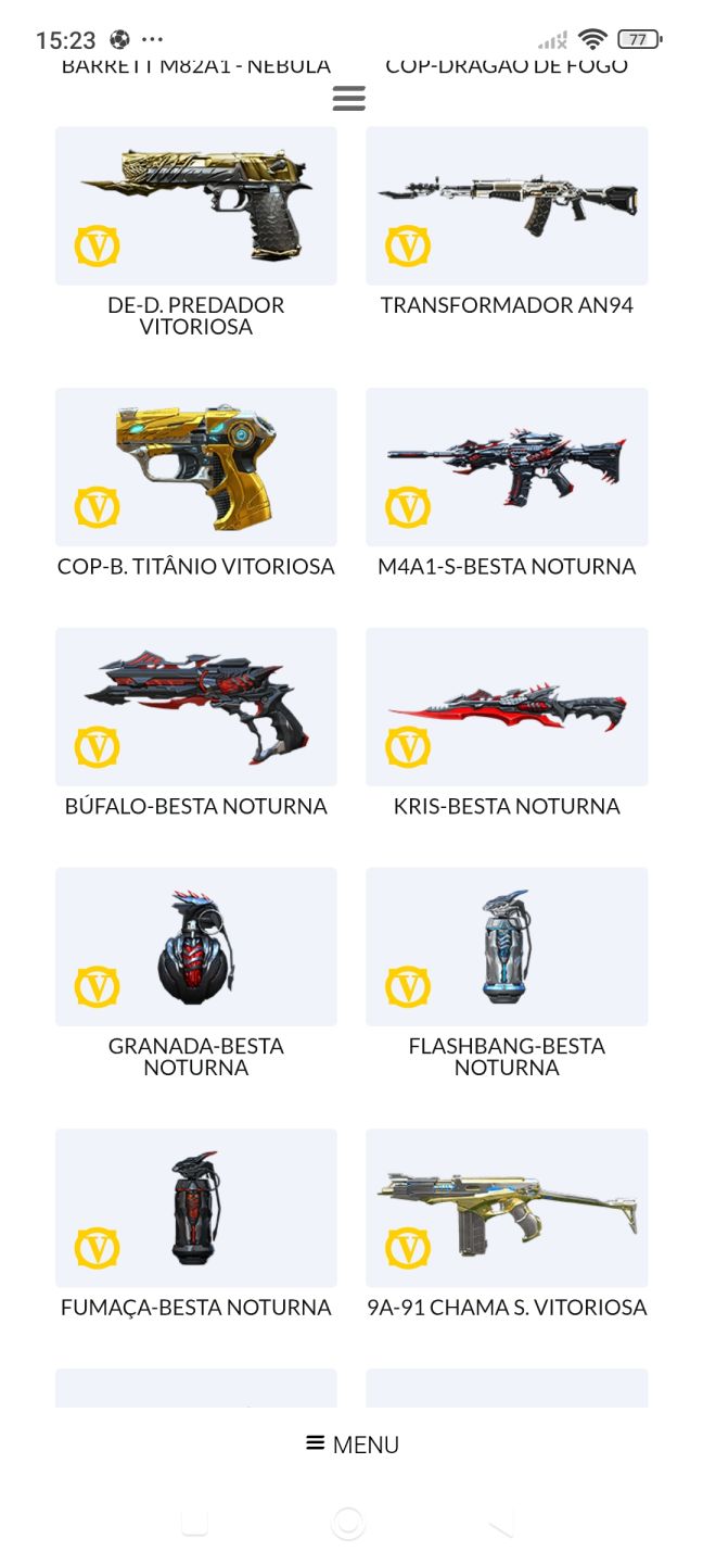 Conta CrossFire AL | Marechal Nível 1 | 460+ Itens | 25+ VIPs (Barretts, M4A1s,