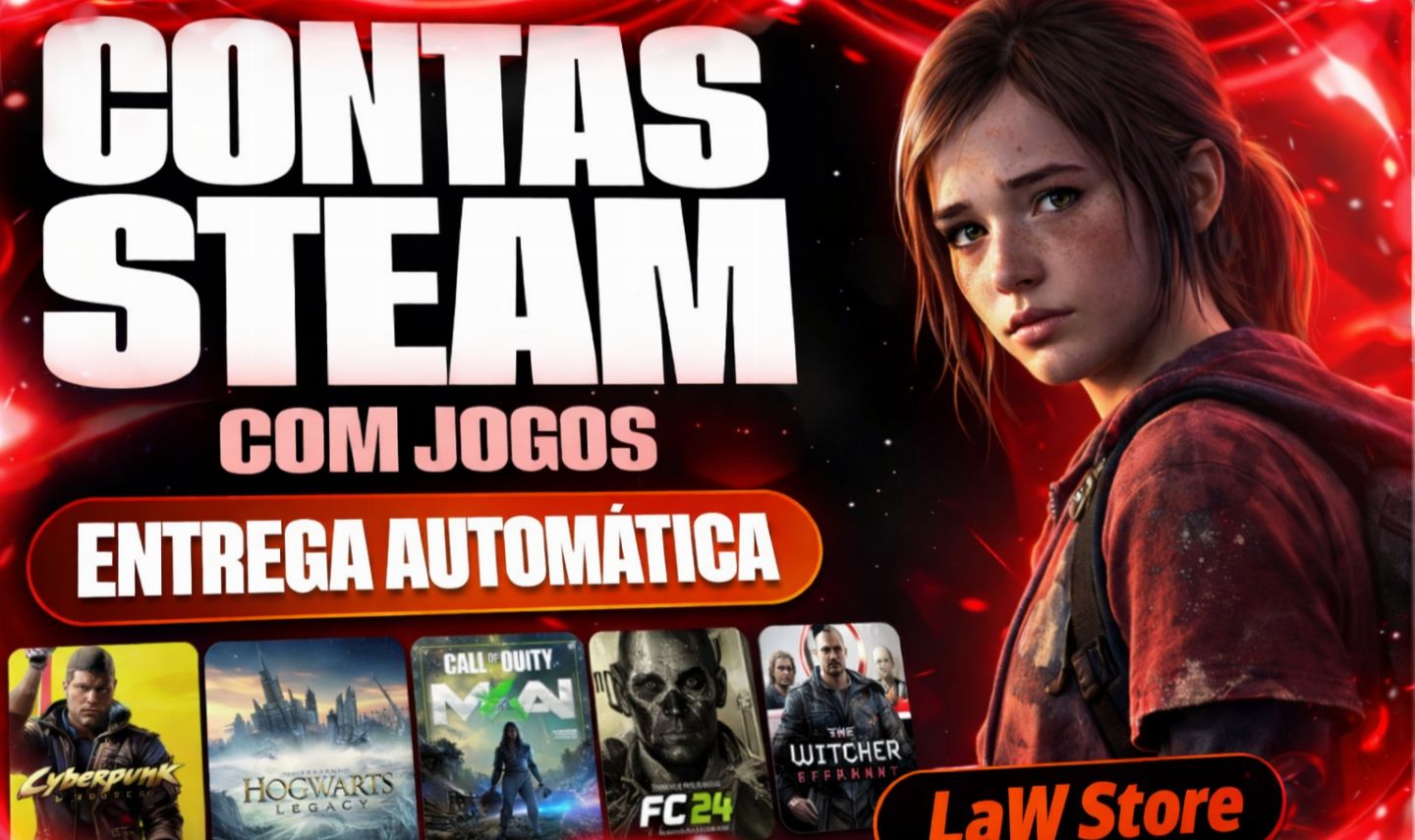 CONTA STEAM COM JOGOS - BARATO PRA HOJE | Entrega Automática