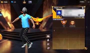 Conta de free fire gemada