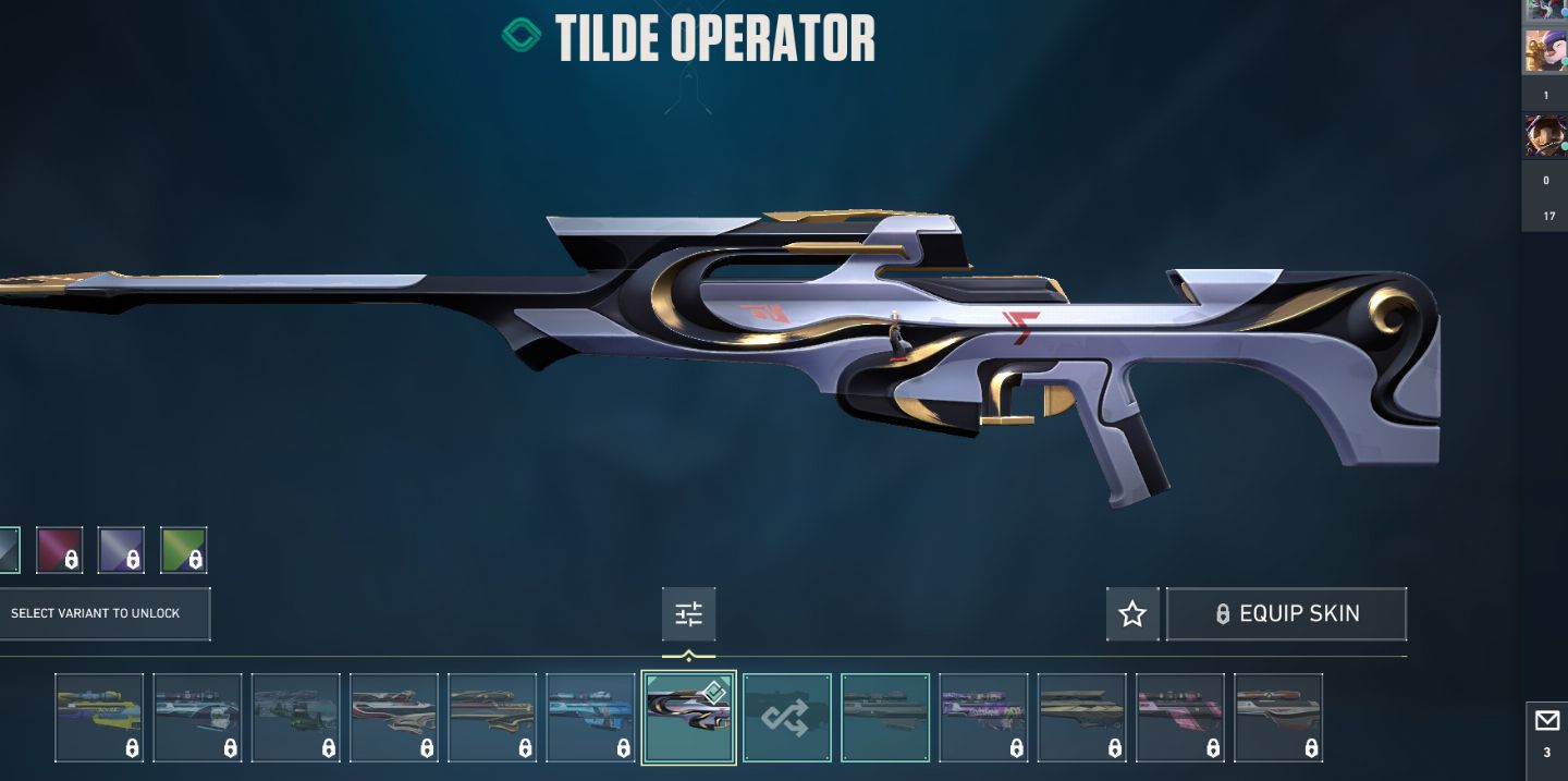 CONTA VALORANT CHEIA DE SKIN COM SAQUEADORA FACAS LINDAS CONTA TOP