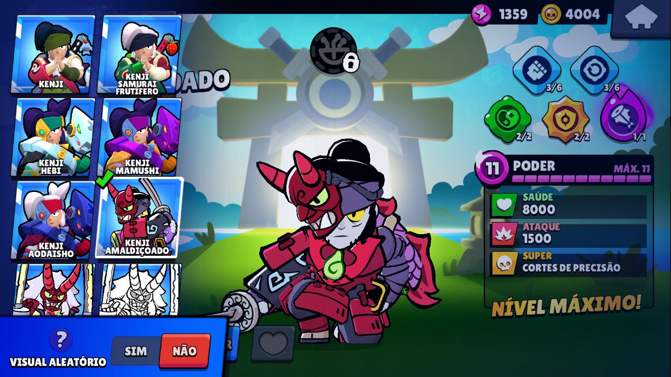 BRAWL STARS CONTA 2020, Mestre + Prestígio 3 + Skins Raras