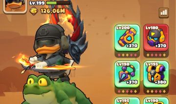 CONTA NO JOGO DUCK SURVIVAL 126 MILHÕES DE PODER!!!!