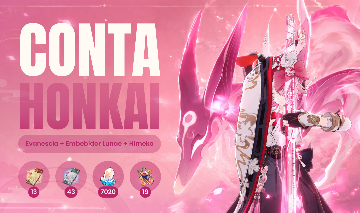 Conta AR 28 - Evanescia+Embebidor Lunae+Himeko+7K de Jade | NIVER LIVRE