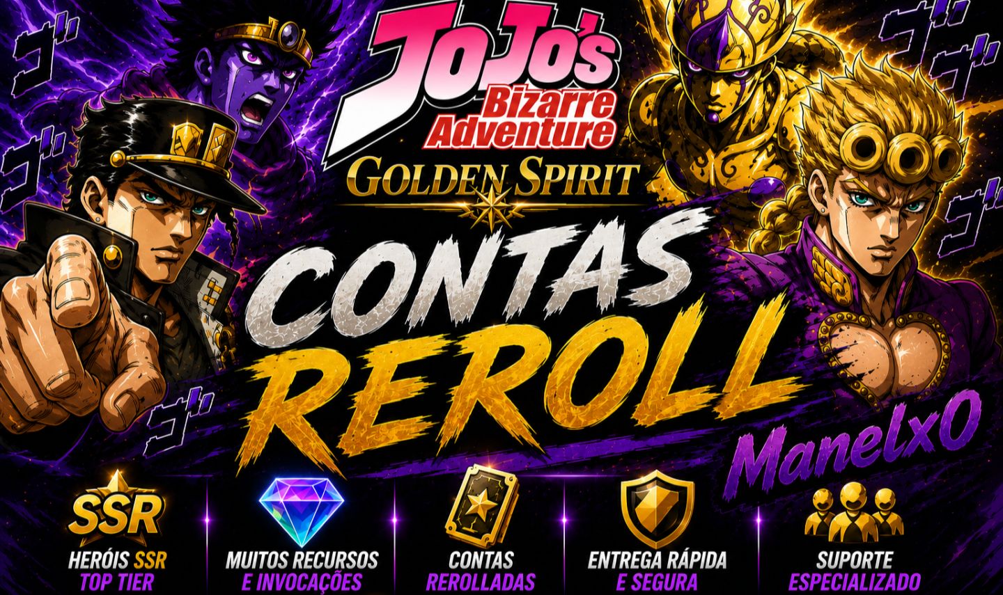 JoJo's Bizarre Adventure: Golden Spirit CONTAS REROLL