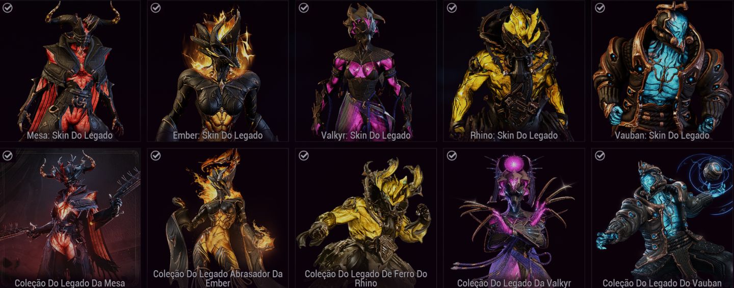 WARFRAME LR6 | ULTRA RARE | 100% COMPLETE | 2014 | ALL CONTENT UNLOCKED