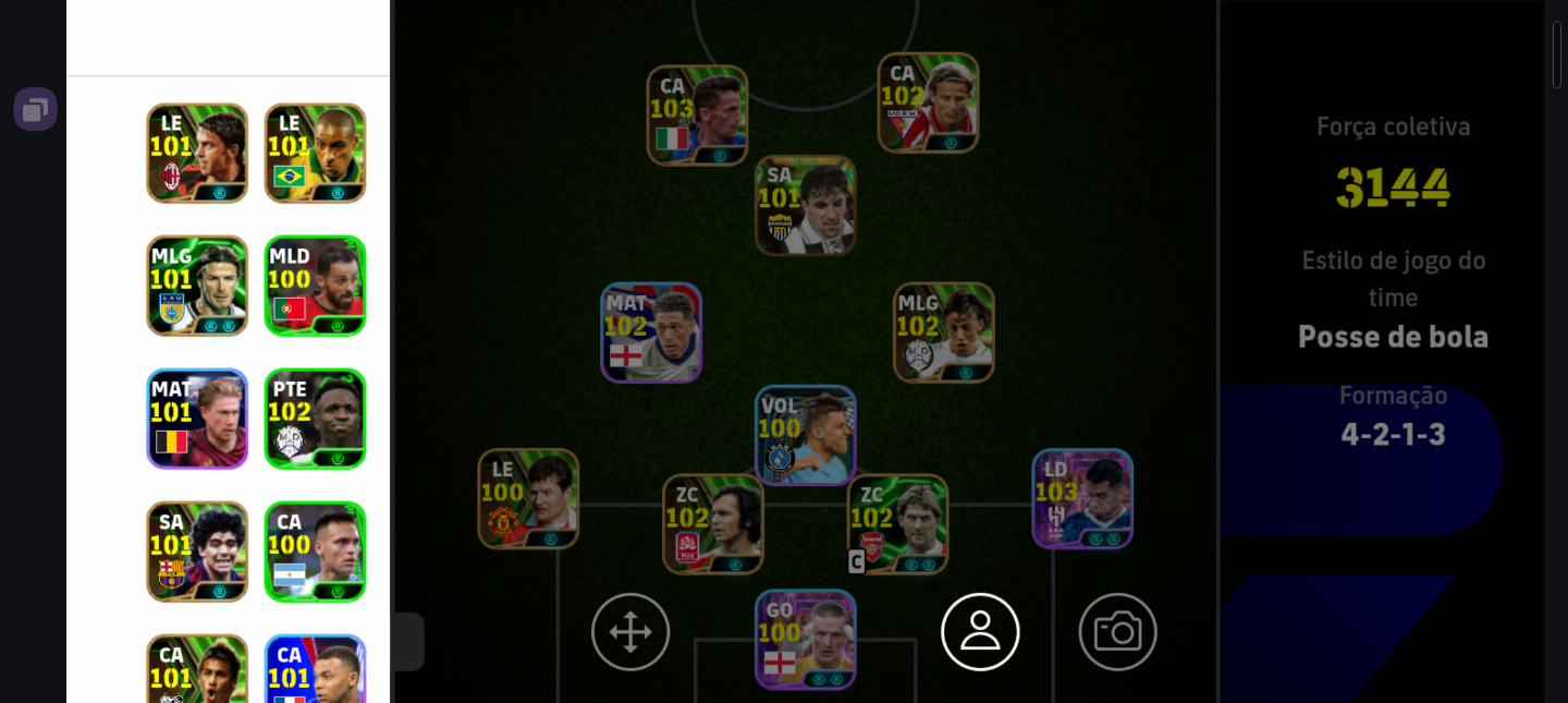Conta de Efotball mobile desde 2021