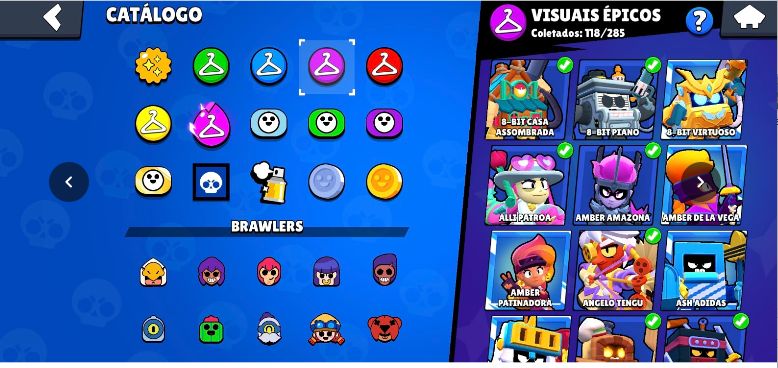 Conta de brawl stars deste 2020 TEM QUASEEE TUDDDOOOO
