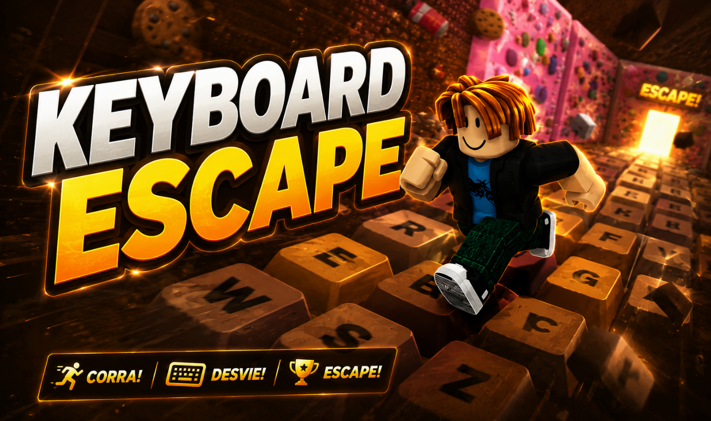(SUPER PROMOÇÃO) Keyboard Escape | Candy & Chocolate