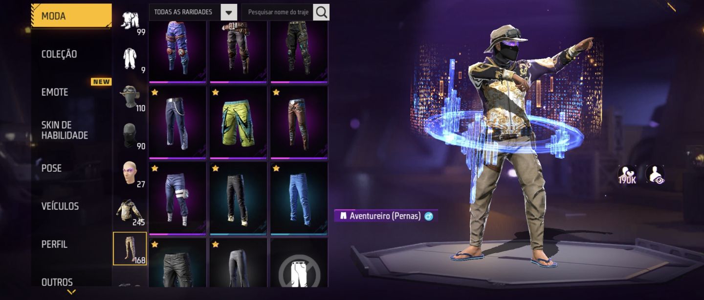Conta free Fire antiga com 4,5,6,7 passe