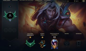 CONTA LOL ESMERALDA 3 | APENAS 5 JOGOS NESSA SEASON | ÚNICO DONO!