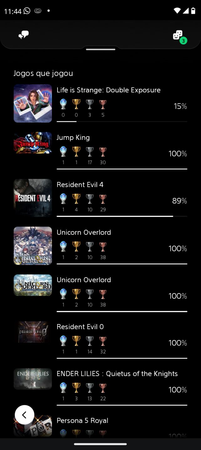Conta com 56 jogos + Plus Deluxe ativa
