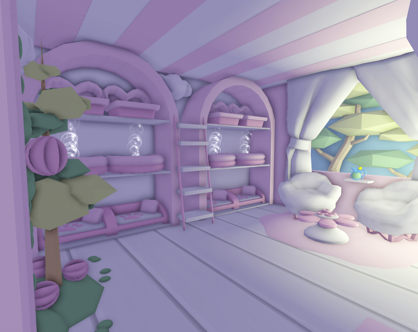 Casa Tiny Preppy (Decorada Pequeno Farm) no Adoptme!