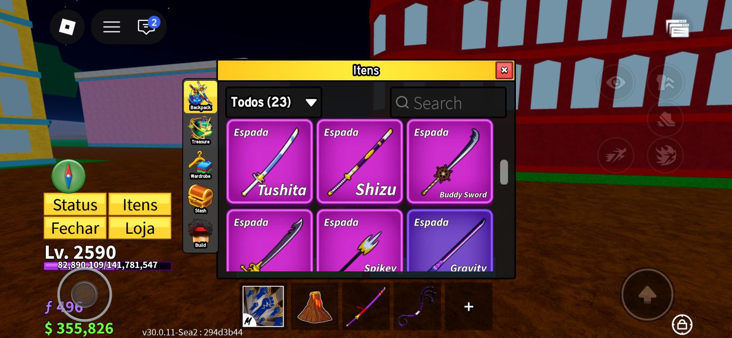 CONTA BLOX FRUITS ROCKET PERM