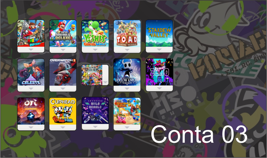 (Promoção) Várias Contas Secundárias - Nintendo Switch 1 e 2 - Mensalmente