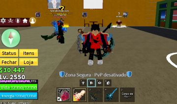 Conta blox fruits lvl 2550 dough V2