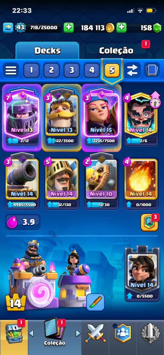 CONTA CLASH ROYALE COM 8,7K TROFEU + BRAWL STARS 8,3K TROFEU + ENTREGA IMEDIATA