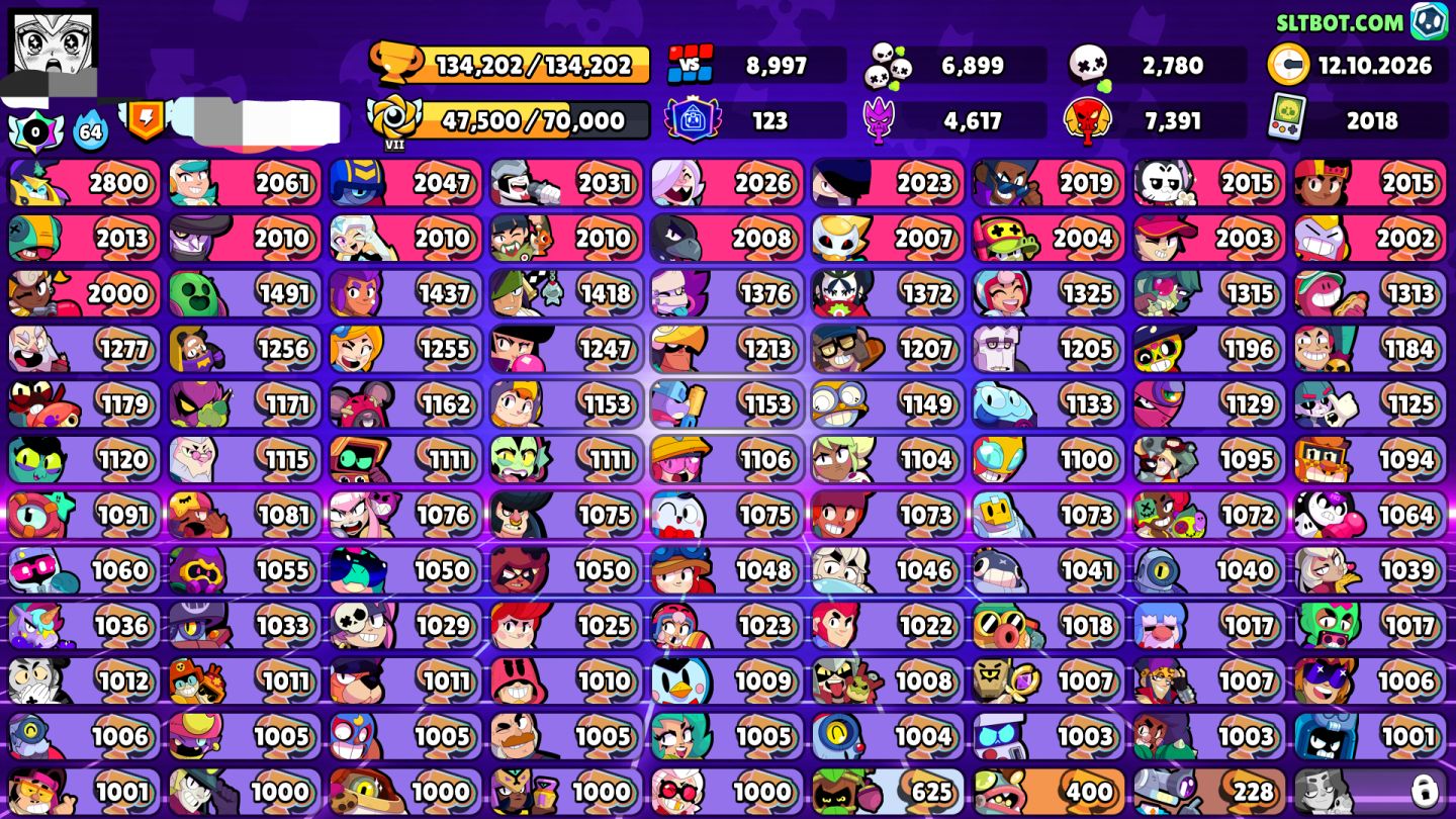CONTA FULL 11 DE BRAWL STARS DE 2018 (FAMA METEÓRICA III)