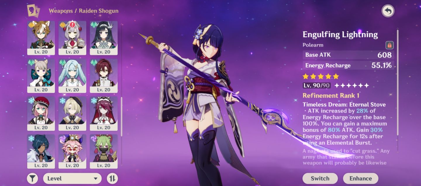 NA AR55 MUALANI + BIS SHOGUN + BIS NAVIA CITLALI ETC