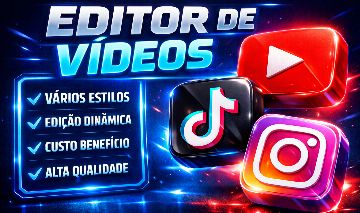 EDITOR DE VÍDEO - EDIÇÃO PROFISSIONAL - SHORTS, HIGHLIGHTS E VÍDEOS LONGOS