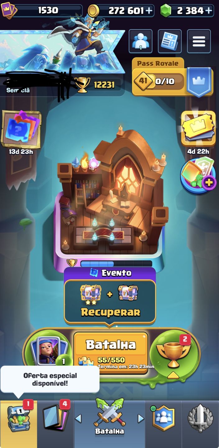 Conta Clash Royale