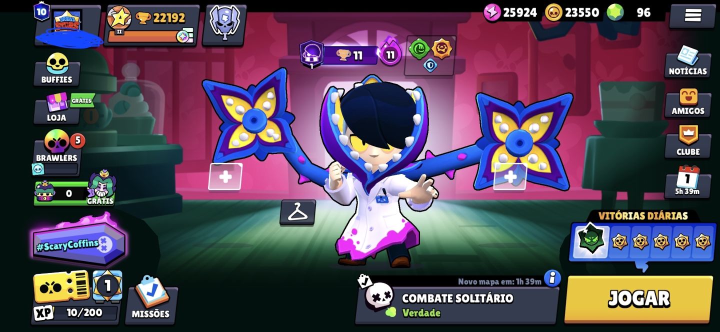 Conta Brawl Stars à Venda | 22 Mil Troféus, Muitos Brawlers e Itens Antigos!