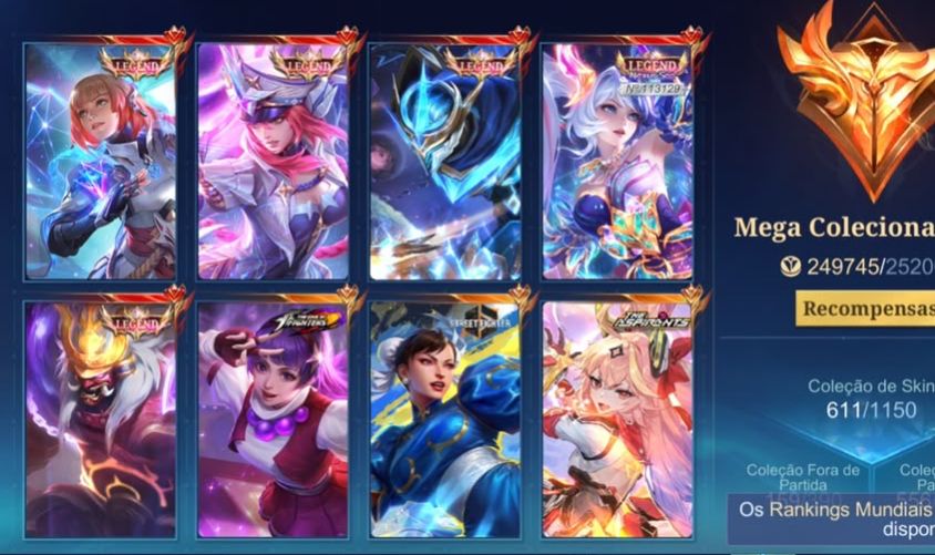 Conta com 5 Legends
