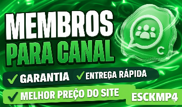 [MENOR PREÇO] MEMBROS PARA CANAL DO WHATSAPP & REAÇÕES