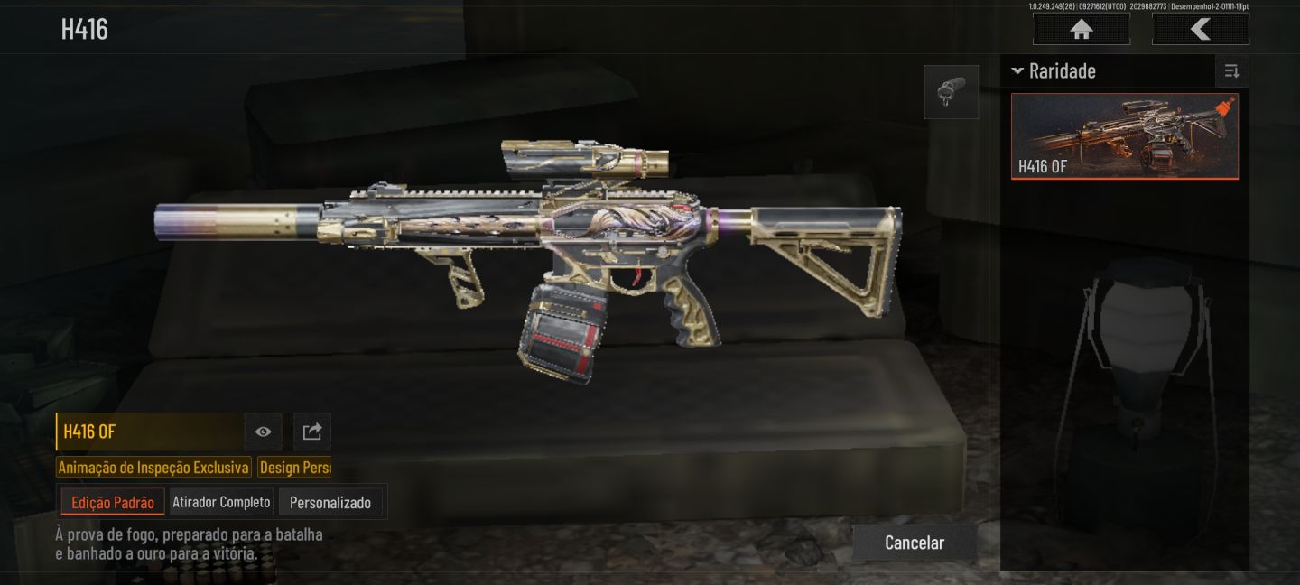 Conta Arena Breakout mobile 127m
