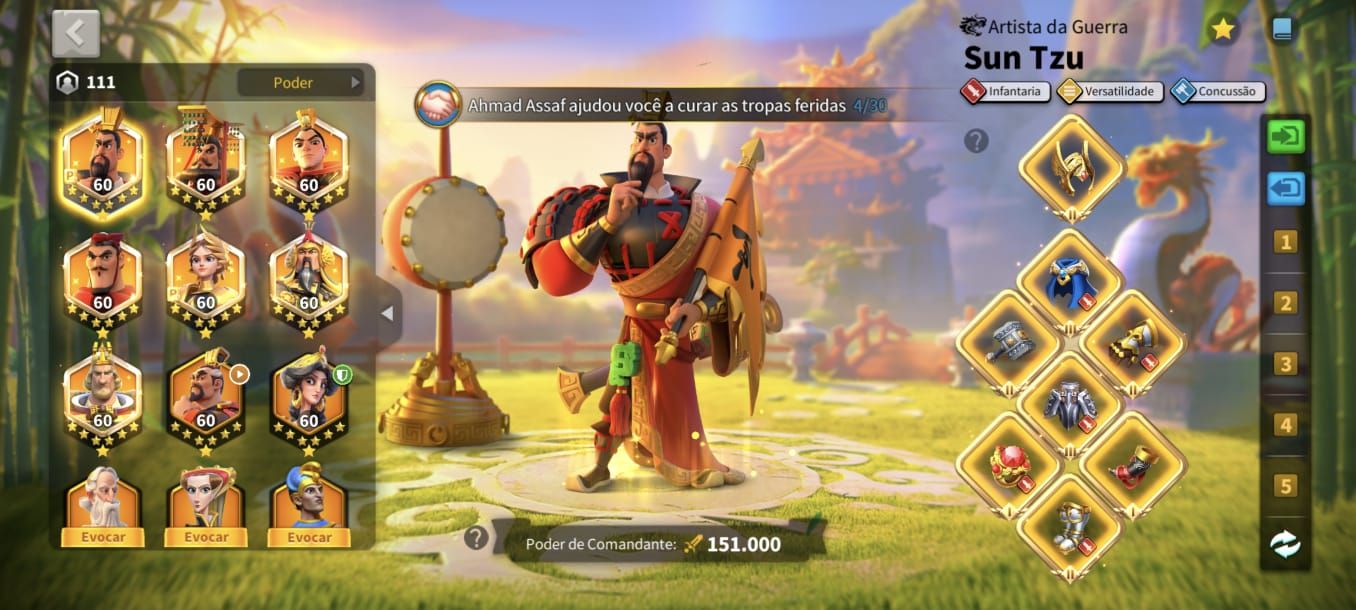 Conta Rise of Kingdoms Poder 82M, 3B Kill Points
