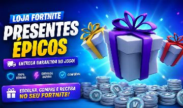 V-bucks MUITO BARATO!! - Fornite (Via presente) | (Itens da loja)