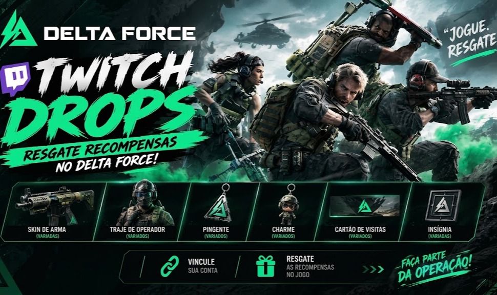 DELTA FORCE - TWITCH DROPS - ENTREGA RAPIDA (ITENS DA DESCRIÇÃO)