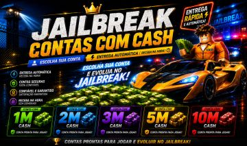 Jailbreak Contas Com Dinheiro 1M-10M PROMOÇAO! ENTREGA AUTOMATICA